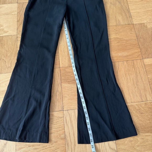 A.L.C. Size 6 Black Pants Flare Work Suit Career Professional Center Seam - Picture 8 of 10